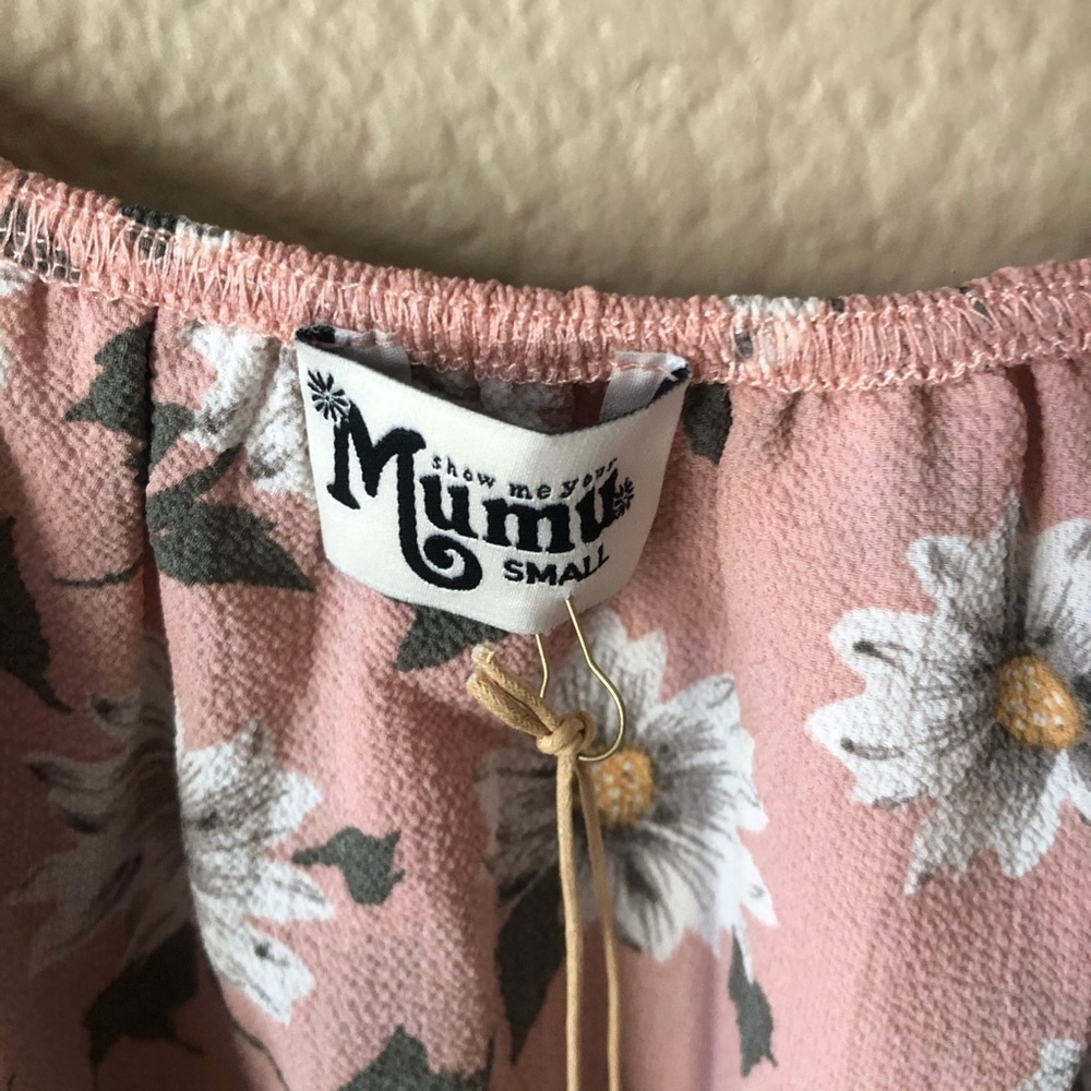 NWT Show Me Your Mumu Darla Off the Shoulder top - Picture 6 of 7